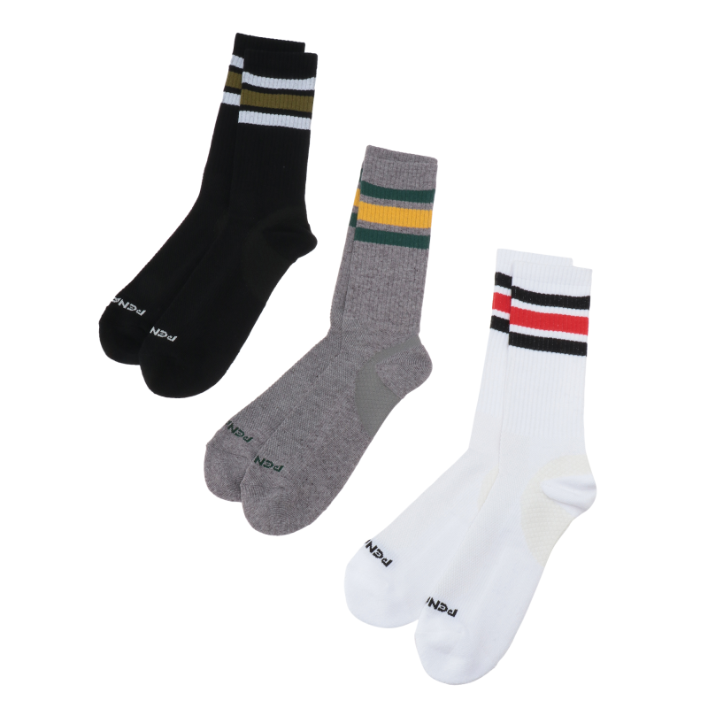 クルーソックス3足セット(25-27cm)