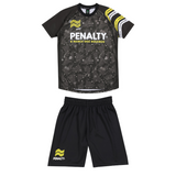 【PENALTY公式】ハイス ジュニア上下セット（半袖T&ショーツセット）キッズ 25春夏 吸汗速乾 トレーニング&普段使用も可(PUS5023J)