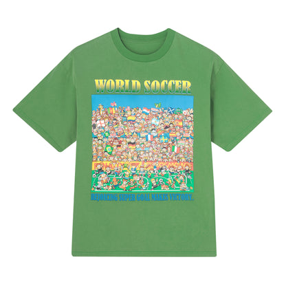 【PENALTY公式】コスモウィン 半袖【WSフロントプリント】Tシャツ 26春夏 綿100％ リラックスシルエット(CTS6049)