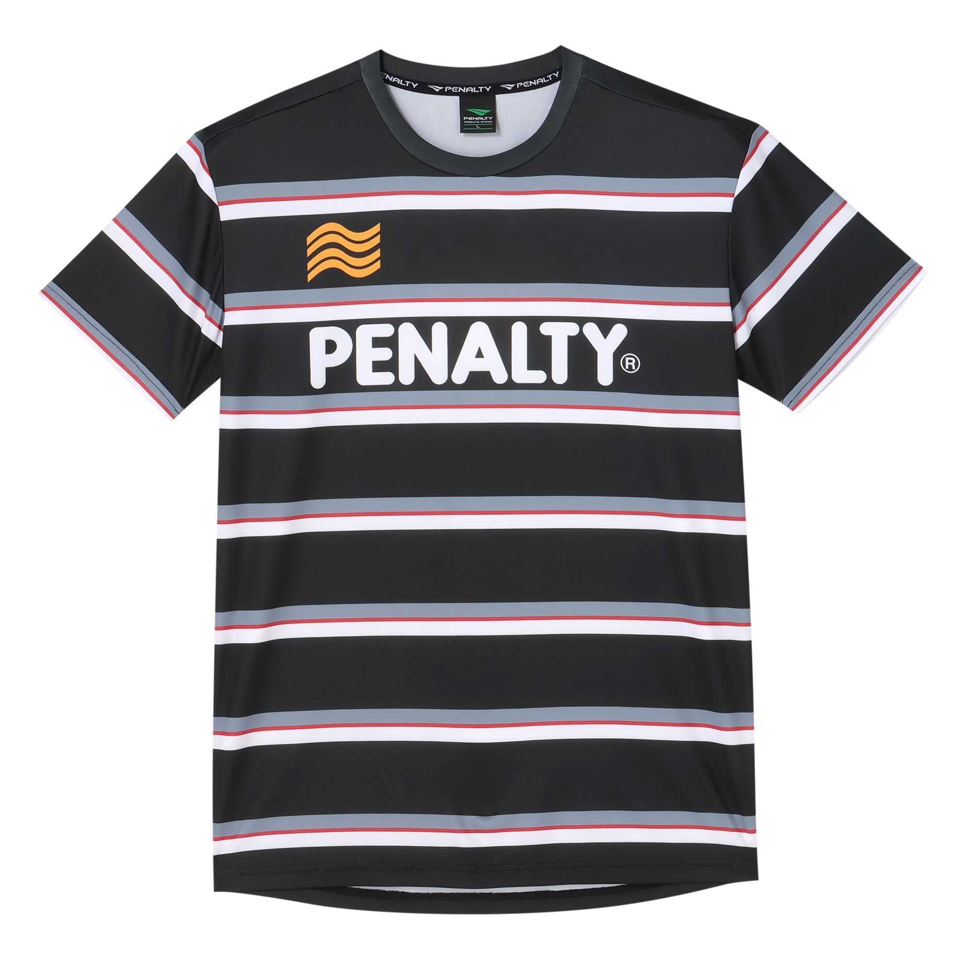 【PENALTY公式】ハイス 半袖ボーダー プラクティスシャツ 26春夏 吸汗速乾 トレーニング&普段使用も可(PTS6017)