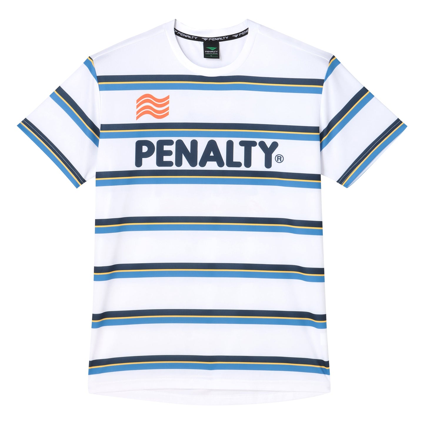 【PENALTY公式】ハイス 半袖ボーダー プラクティスシャツ 26春夏 吸汗速乾 トレーニング&普段使用も可(PTS6017)